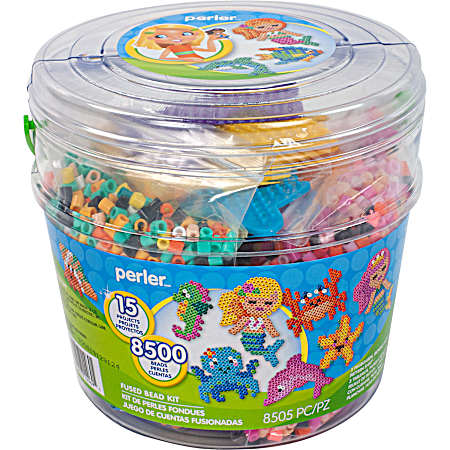 Large Mermaid Fused Bead Bucket Kit