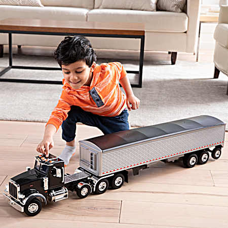 Big Farm 1/16 Scale Peterbilt Model 367 w/ Grain Trailer