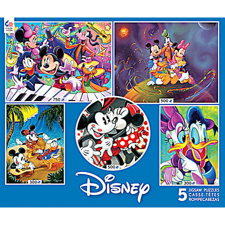 5-in-1 Disney Puzzle Set - Assorted