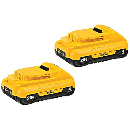 20V MAX Compact 4 Ah Battery - 2 Pk