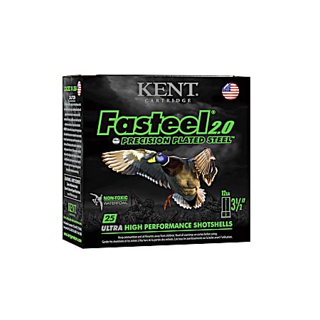 12 Gauge Fasteel 2.0 3-1/2'' BB Shot Shotshells - 25 Rounds