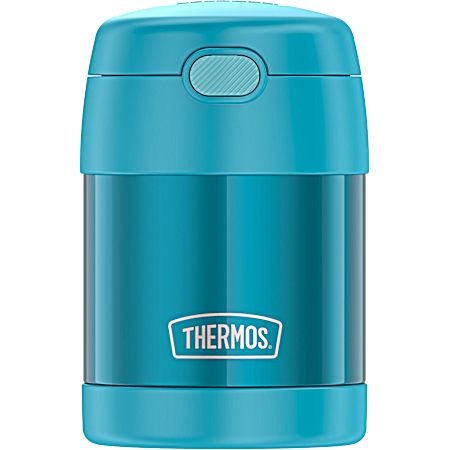 Thermos F3100TL6 10-Ounce Funtainer Vacuum-Insulated Stainless Steel Food Jar (Teal)