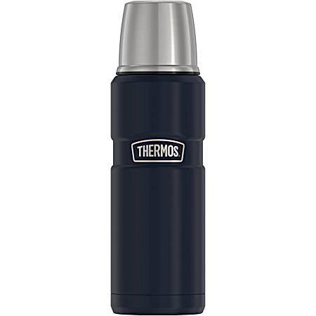 Thermos 16-Ounce Stainless King Vacuum-Insulated Stainless Steel Compact Bottle, Midnight Blue (SK2000MDB4)