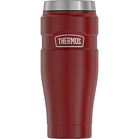 Thermos 16-Ounce Stainless King Vacuum-Insulated Stainless Steel Travel Tumbler, Rustic Red (SK1005MR4)