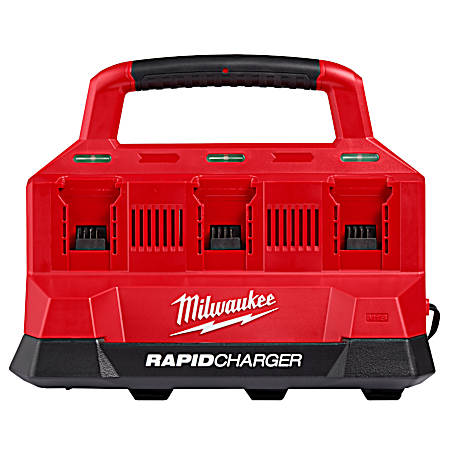 M18 PACKOUT 6-Bay Rapid Charger