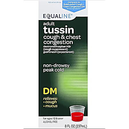 8 oz Adult Tussin Cough & Chest Congestion DM Cough Syrup