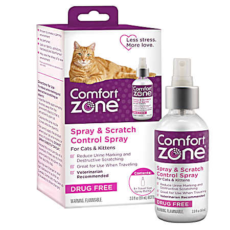 2 oz Spray & Scratch Control Liquid Cat Spray