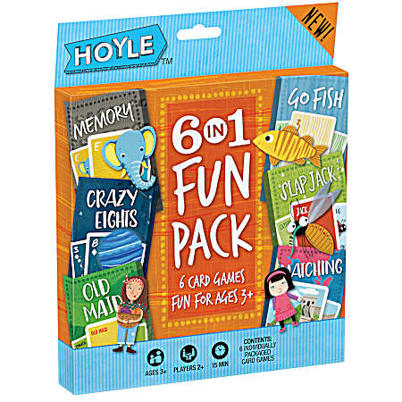 Kids Card Games - 6 Pk.