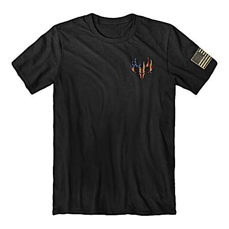 Men's Black Gun Safety Rule Short Sleeve Shirt