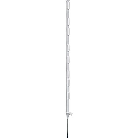 4 ft White Step-In Fence Post