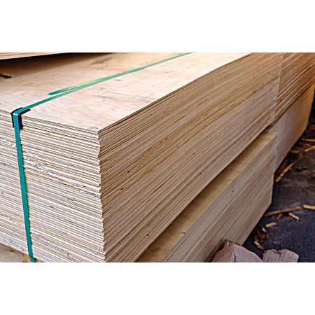 1/2 in x 4 ft x 8 ft CDX 4-Ply Plywood