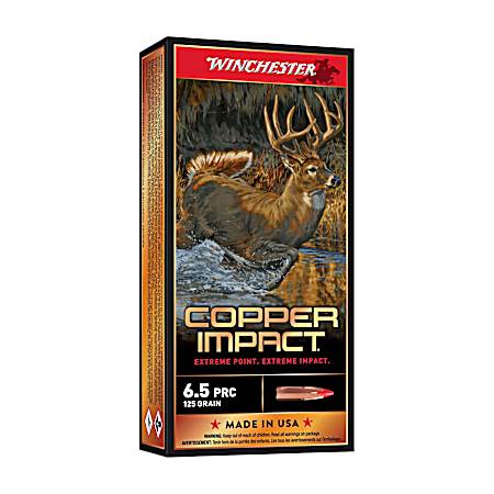 6.5 PRC Copper Impact 125 Grain Cartridges - 20 Rounds