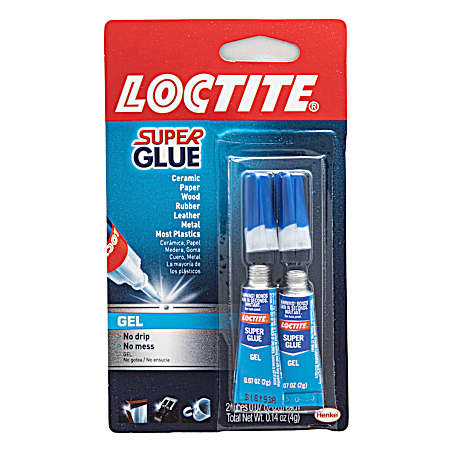 Gel Super Glue - 2 Pk