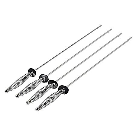 17 in. BBQ Skewers With Cool Touch Handles - 4 pc