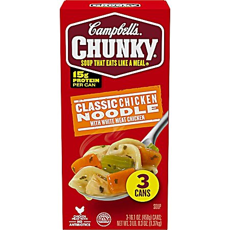Chunky 16.1 oz Classic Chicken Noodle Soup - 3 Pk