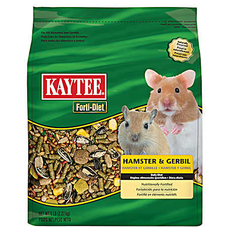 Forti-Diet Hamster/Gerbil Food, 5 lbs