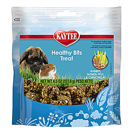 4.5 oz Healthy Bits Treats for Rabbits, Guinea Pigs & Chinchillas