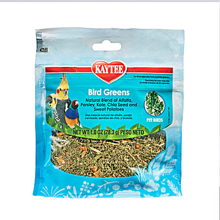 1 oz Bird Greens Natural Blend for all Pet Birds
