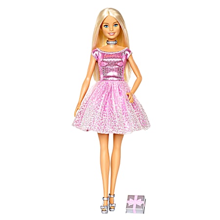 Happy Birthday Doll & Wrapped Present