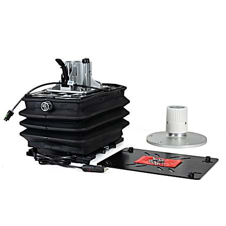 Pneumatic Boat Seat Suspension 4.75 in Pedestal and Seat Mounting Plate