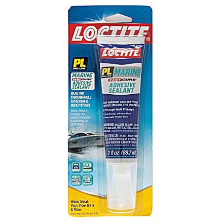 2 oz Clear Pro Line Marine Fast Cure Adhesive Sealant