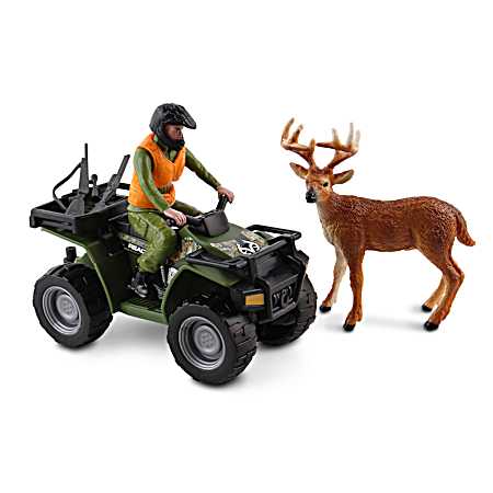 ATV Hunter & Buck Hunting Playset