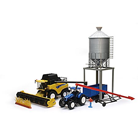 1/32 CR9090 Harvester & Tractor PlaysSet