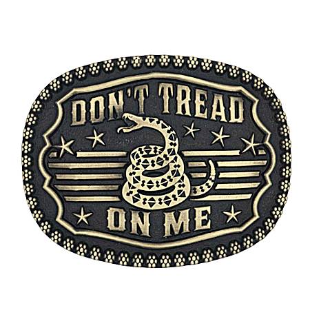 Gadsden Snake Heritage Attitude Buckle