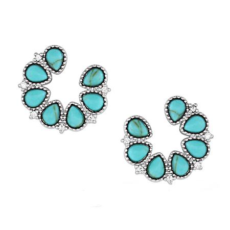Lucky Seven Turquoise Earrings