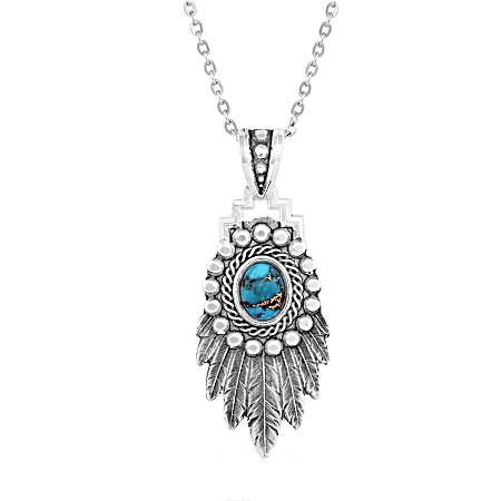 Blue Spring Turquoise Necklace