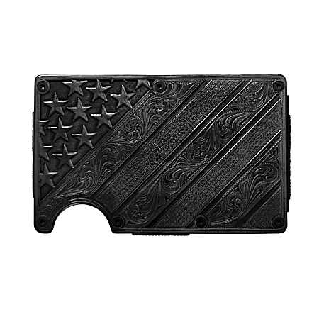 Dawn's Early Light Gunmetal Credit Card & Cash Case