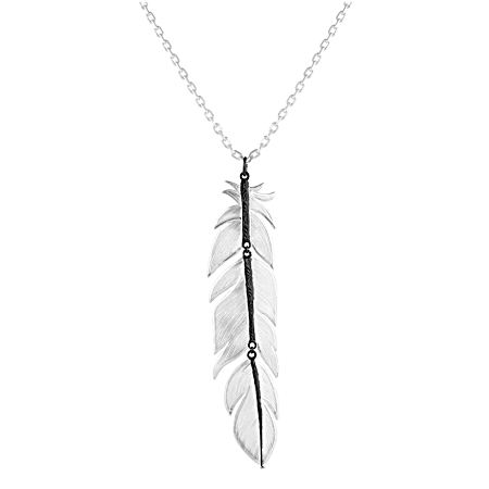 Midnight Magic Feather Necklace