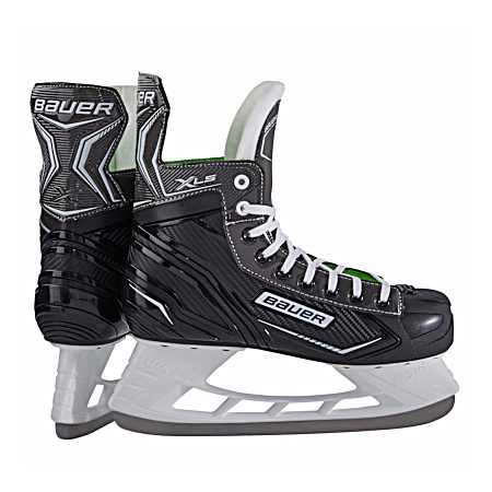 Junior Black Regular Width XLS Hockey Skates