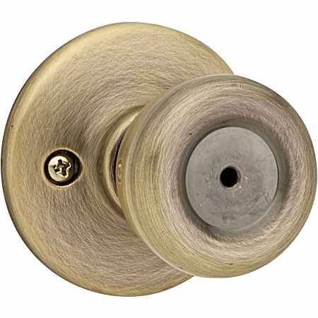 Tylo Bedroom/Bath Door Knob - Antique Brass