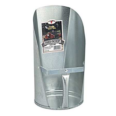 6 Qt. Galvanized Feed Scoop