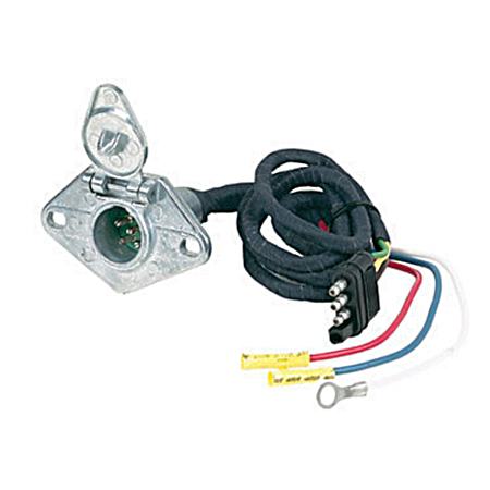 4-Wire Flat to Metal 6-Pole Round Adapter
