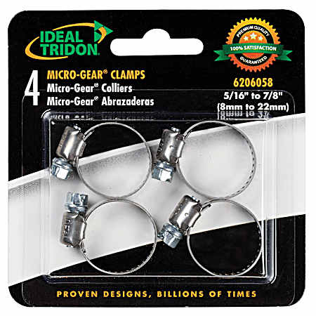 5/16 In. Micro Worm Drive Hose Clamp