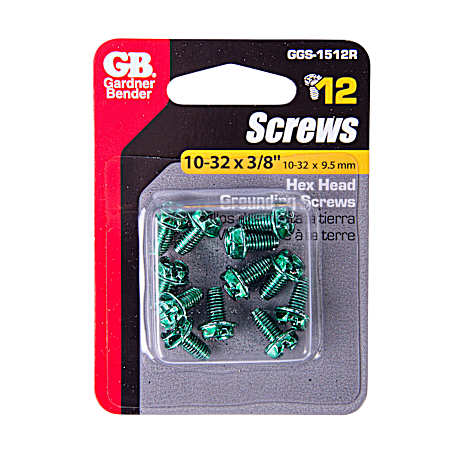 12 Pk. Round Washer Head Screws