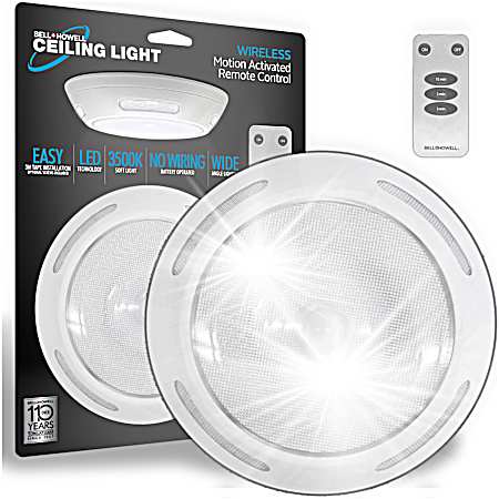 Wireless Motion Activated Ceiling Light