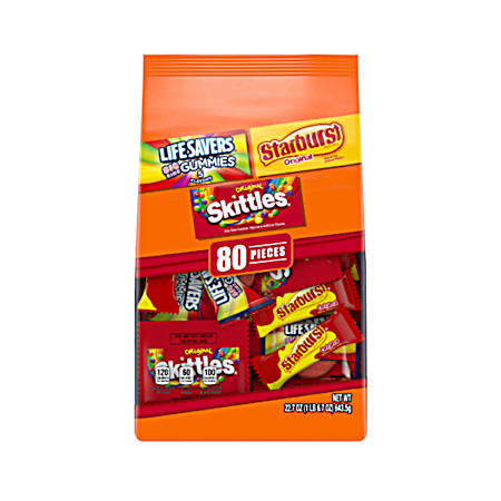 22.8 Family Favorites Candy Assortment 80 Pc