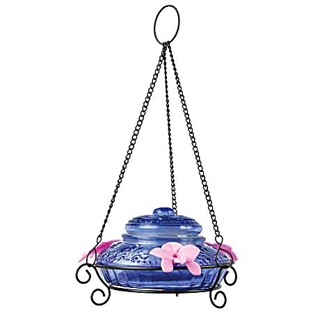 14 oz Illuminated Antique Top-Fill Hummingbird Feeder