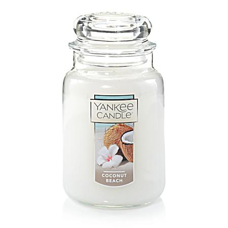 22 oz Coconut Beach 1-Wick Jar Candle