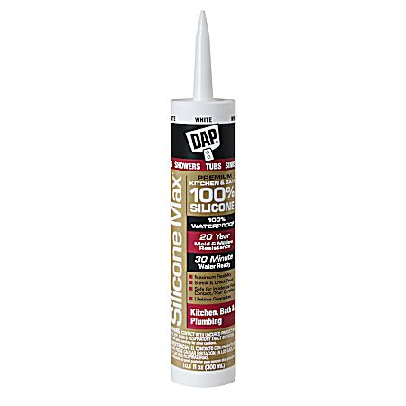 10.1 fl oz SILICONE MAX® Kitchen & Bath Sealant