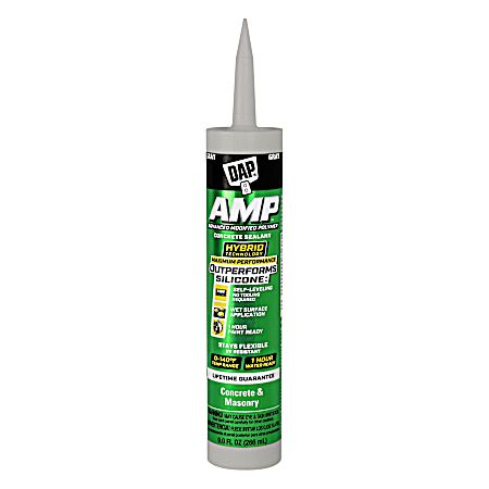 9 oz Gray AMP Advanced Modified Polymer Self -Leveling Concrete & Masonry Sealant