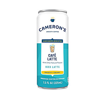 7.5 oz Cafe Latte Coffee Can