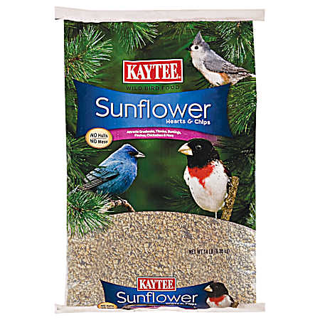 Sunflower Hearts & chips Wild Bird Food, 14 lbs