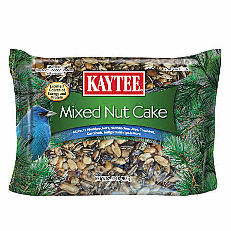 Mixed Nut Cake Wild Bird Food, 2.13 lbs