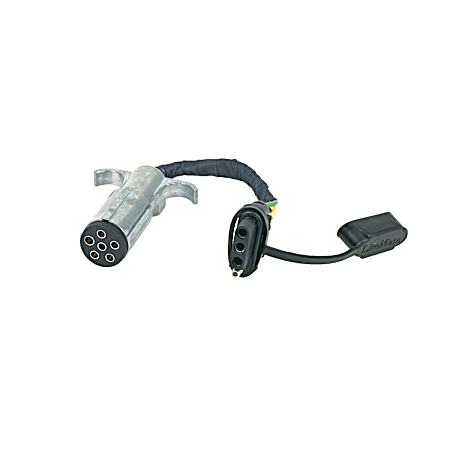 6-Pole Round to 4-Wire Flat Flex Adapter