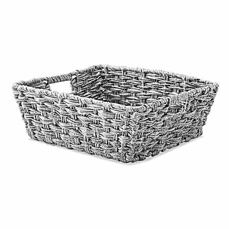 Split Rattique Gray Shelf Tote