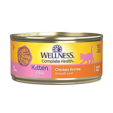 Complete Health Kitten Grain-Free Chicken Entrée Pate Wet Cat Food, 5.5 oz can